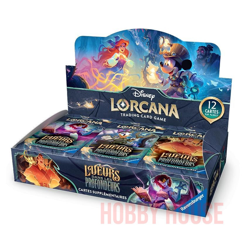 Disney Lorcana Display de 24 Boosters Chapitre 10 Lueurs dans les profondeurs