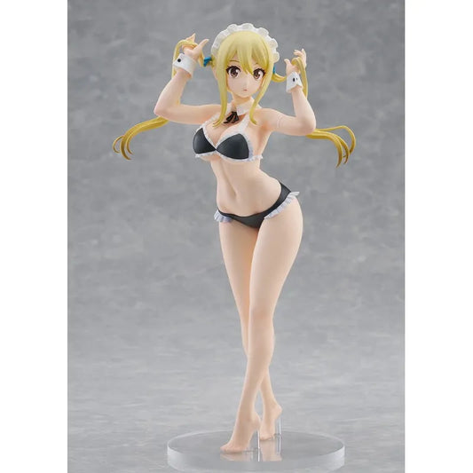 Fairy Tail 100 Years Quest Figurine Lucy Heartfilia Virgo Form Swimsuit Pop Up Parade l'Size Beach Queens