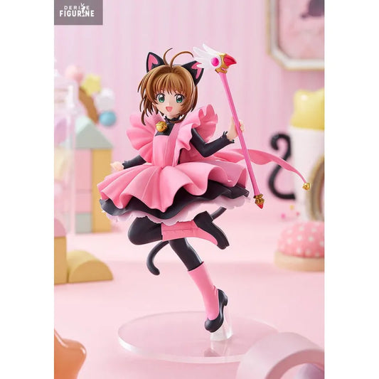 Figurine Sakura Kinomoto Black Cat Costume Pop Up Parade l'Size