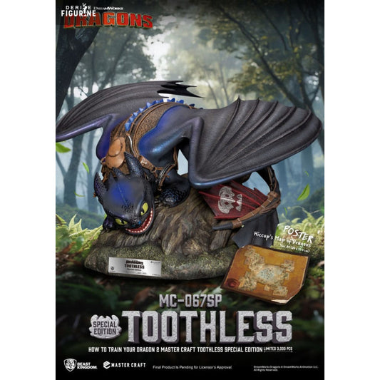Figurine Toothless Krokmou Special Edition Master Craft