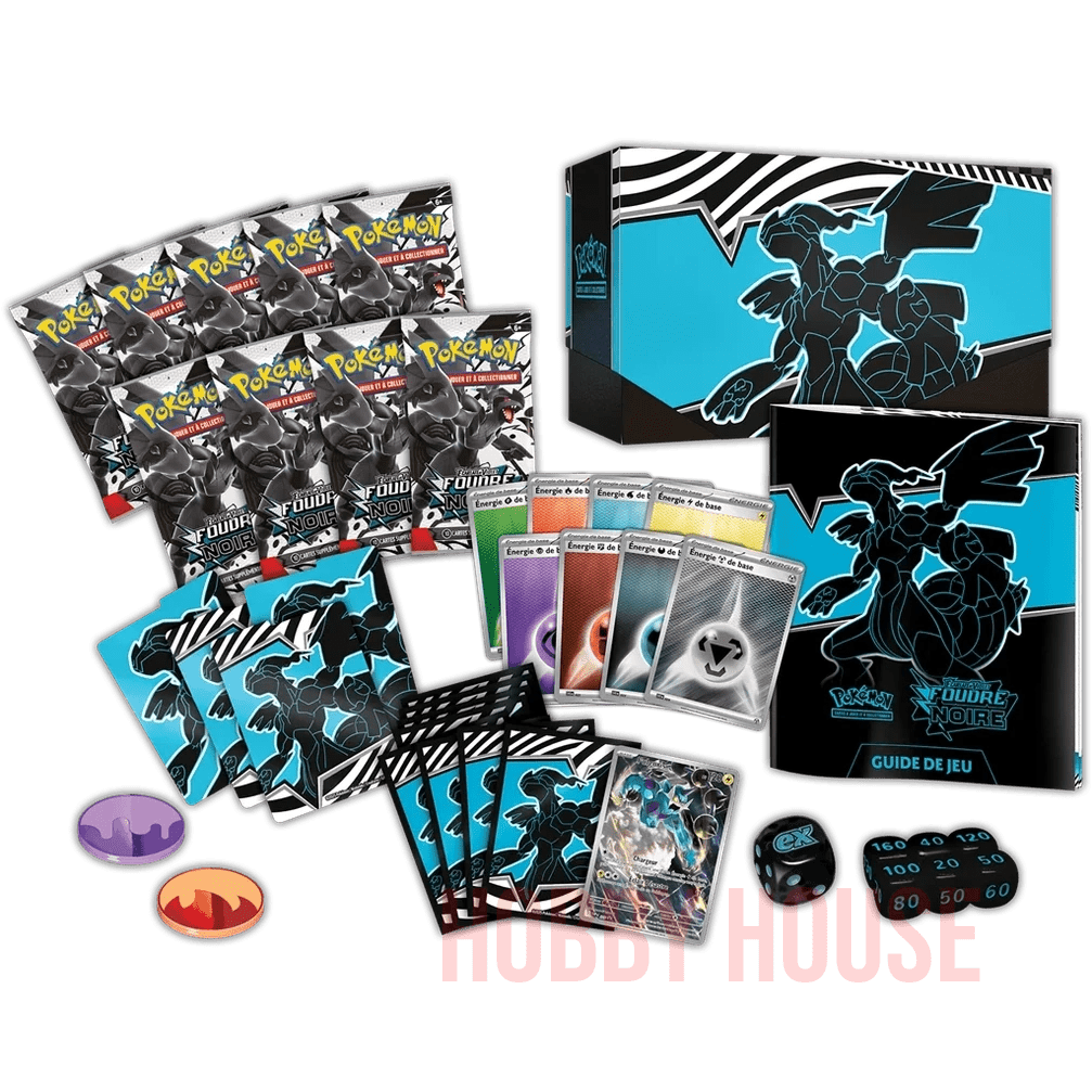 Coffret Dresseur d'Elite Pokémon Écarlate et Violet Foudre Noire Zekrom EV10.5