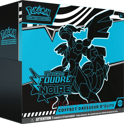 Coffret Dresseur d'Elite Pokémon Écarlate et Violet Foudre Noire Zekrom EV10.5