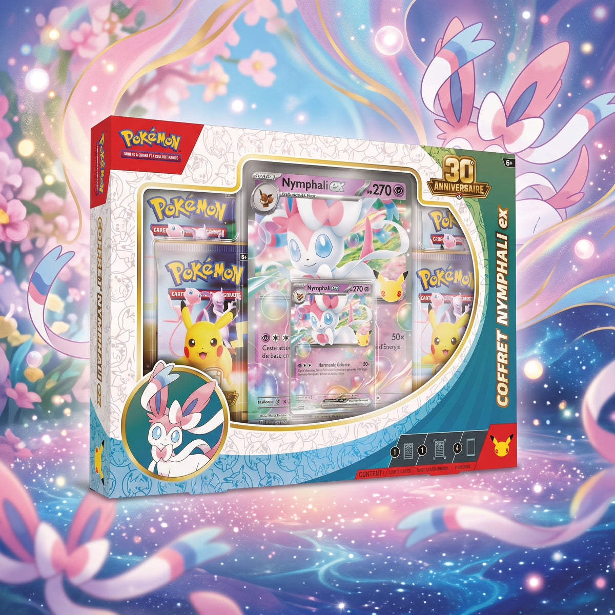 Pokémon - Coffret Nymphali-ex 30ème Anniversaire