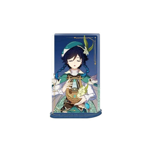 Genshin Impact Figurine Ornement en Acrylique Avec Paillettes Venti