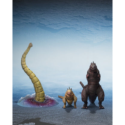 Godzilla 2016 Pack 3 Figurines the Second Form Thrid Form Giant Unidentified Creature Shmonsterarts