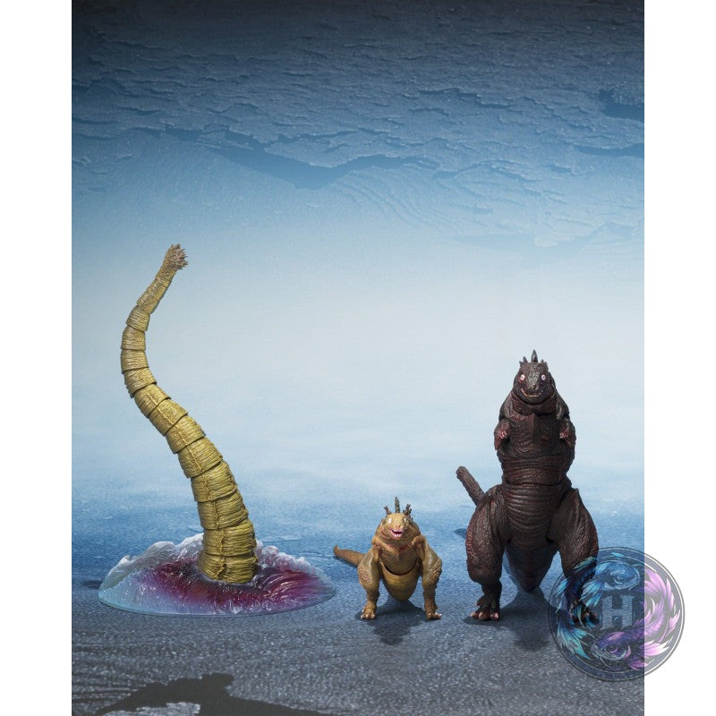 Godzilla 2016 Pack 3 Figurines the Second Form Thrid Form Giant Unidentified Creature Shmonsterarts