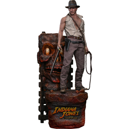 Indiana Jones et le Temple Maudit Figurine Indiana Jones Deluxe Movie Masterpiece