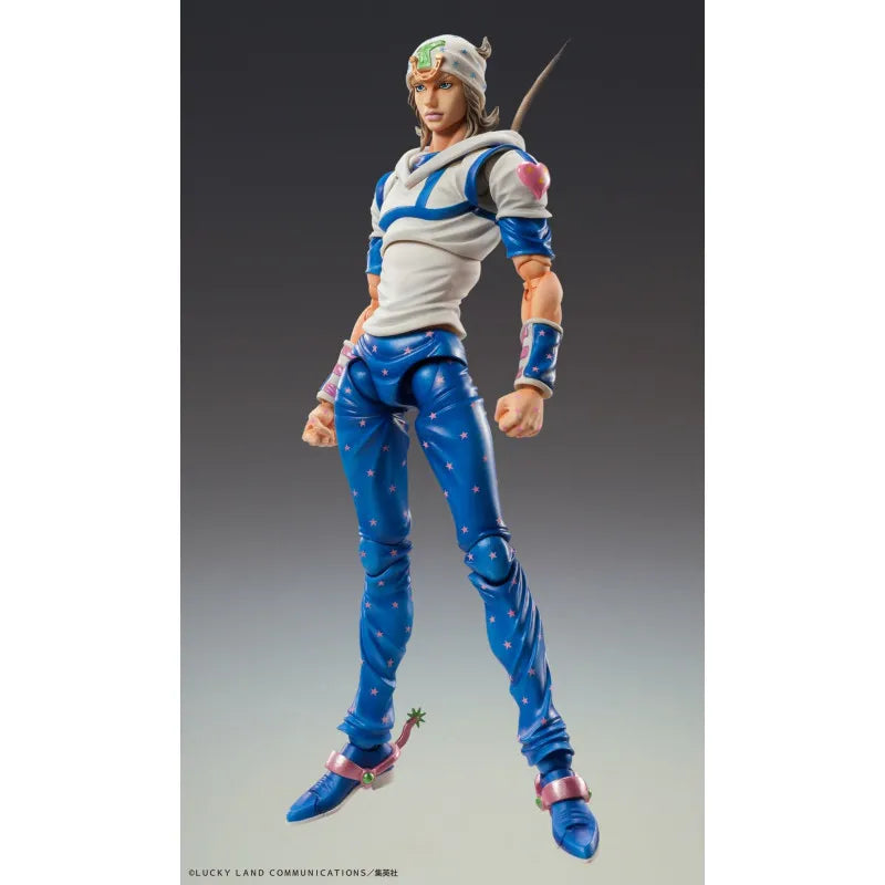 Jojo S Bizarre Adventure Part 7 Steel Ball Run Figurine Johnny Joestar Super Action Chozokado