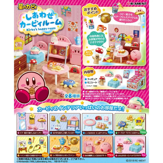 Kirby Pack 8 Figurines Kirby S Happy Room