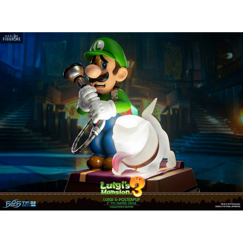 Luigis Mansion 3 Figurine Luigi Collectors Edition Avec Polterpup
