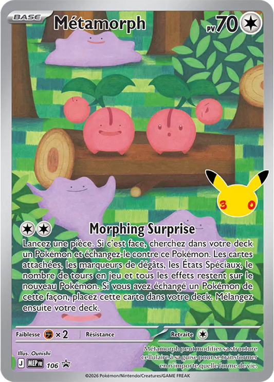 Coffret Collection Premium Métamorph 30th Anniversaire Pokémon (FR)