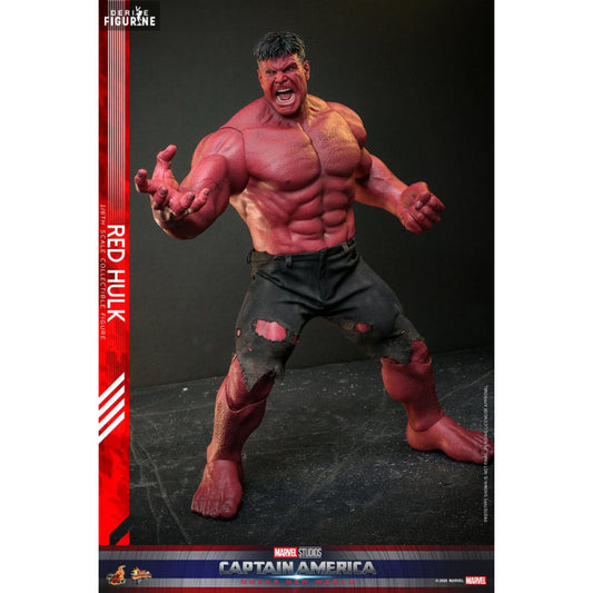 Marvel Captain America Brave New World Figurine Red Hulk Movie Masterpiece