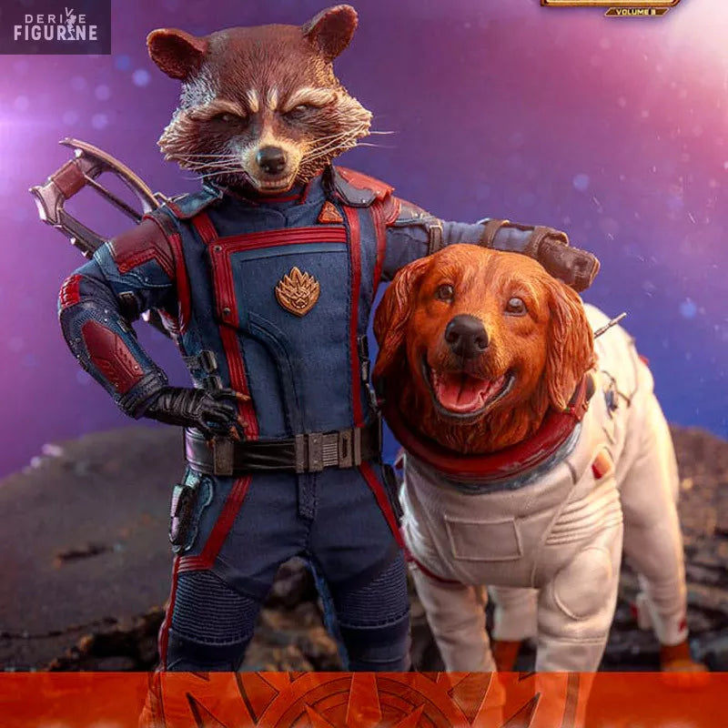 Marvel Pack 2 Figurines Rocket Cosmo Movie Masterpiece