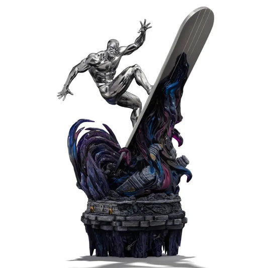 Marvel les Quatre Fantastiques Figurine Silver Surfer Infinity Gauntlet Diorama Deluxe Art Scale