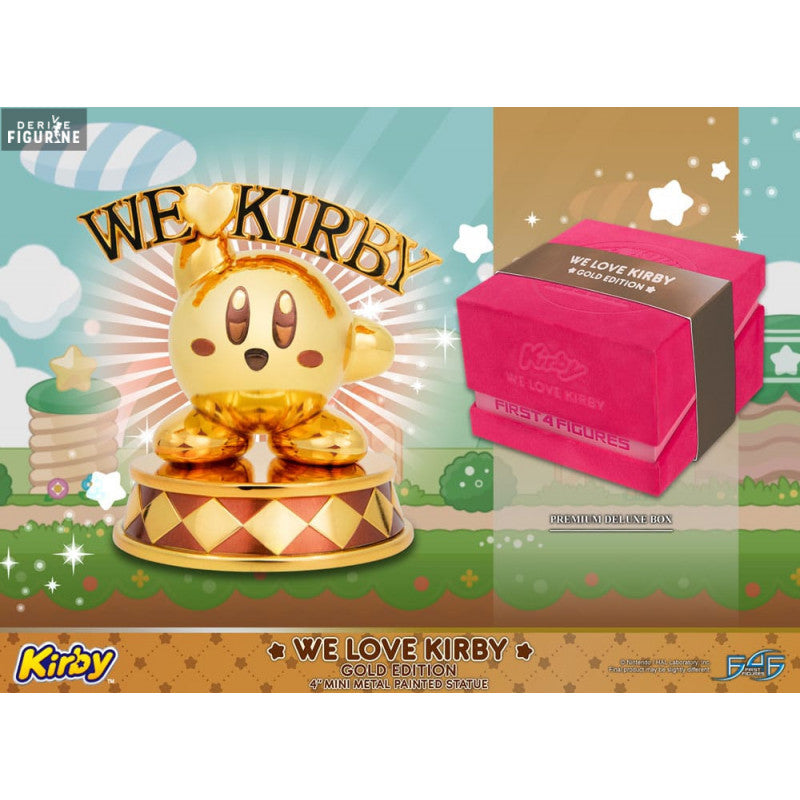 Nintendo Figurine We Love Kirby Gold Edition