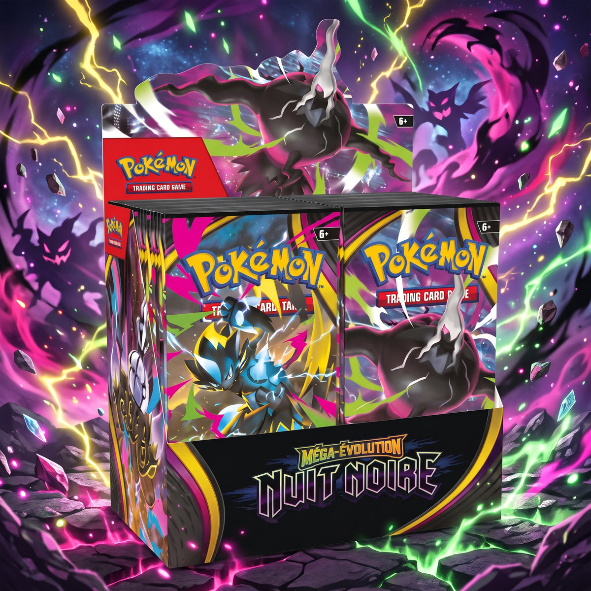 Display Pokémon Méga-Évolution ME05 Nuit Noire (FR)