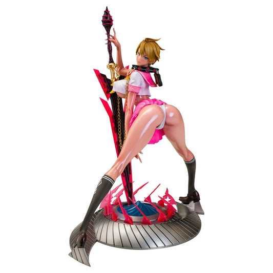Original Character Figurine Rui Asuka Pink Summer Sailor Illustration By Raita Mahou Shoujo Series