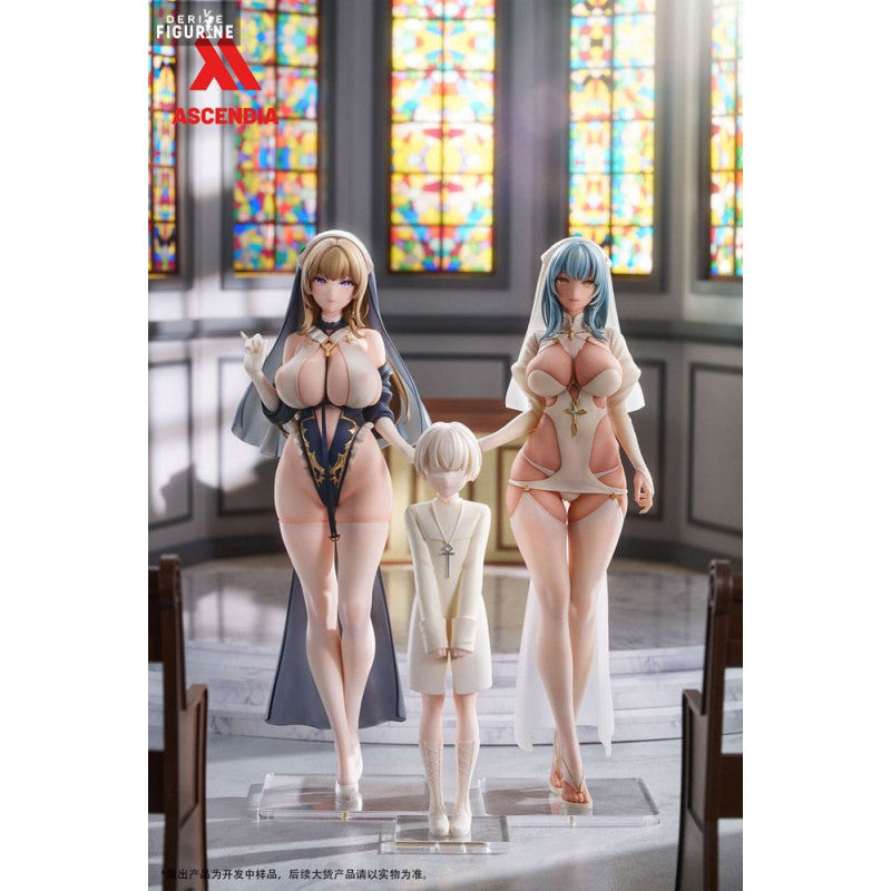 Original Character Pack Figurines Lily Nun Emily Nurse Illustration By Chowbie