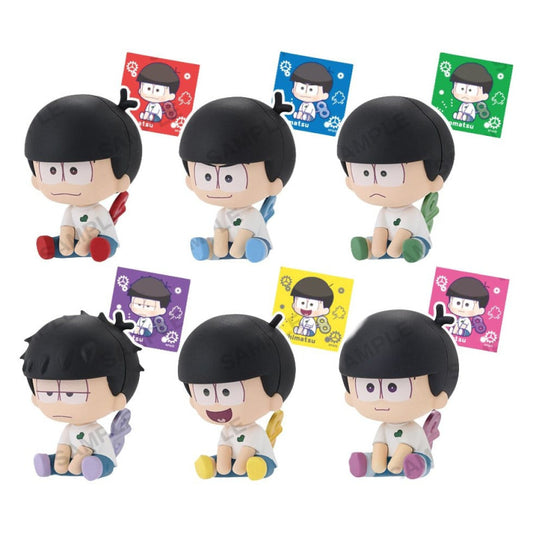 Osomatsu Sanpack Pack 6 Figurines Petatto Clockwork Box