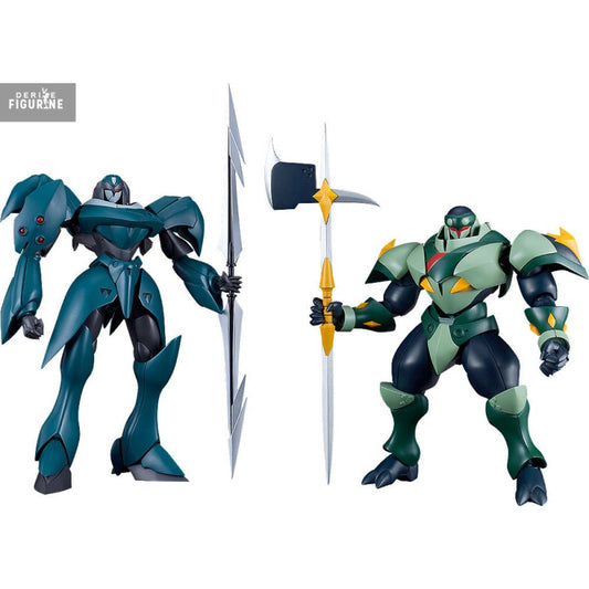Pack 2 Figurines Tekkaman Dagger Tekkaman Axe Moderoid Plastic Model Kits