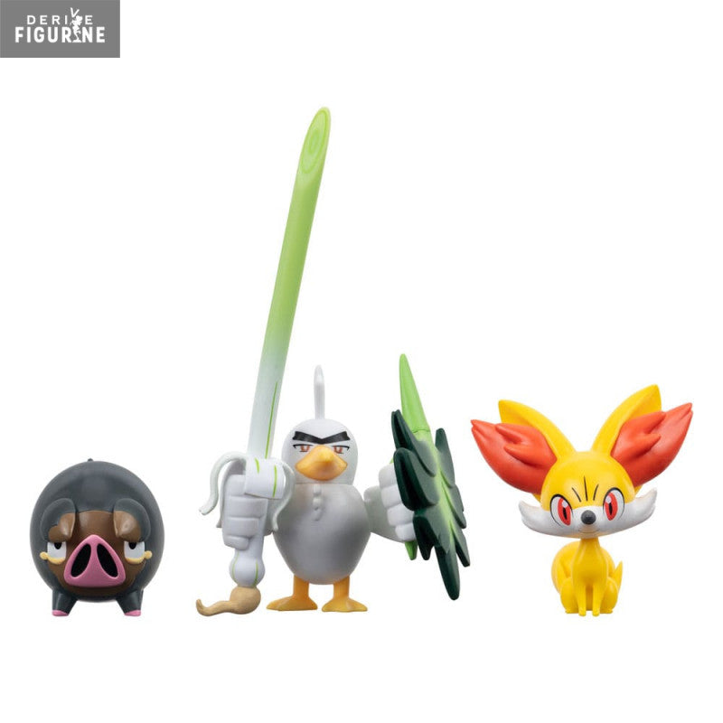 Pack 3 Figurines Feunnec Gourmelet Palarticho Battle Figure