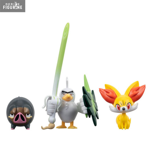 Pack 3 Figurines Feunnec Gourmelet Palarticho Battle Figure