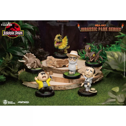 Pack 6 Figurines Jurassic Park Series Mini Egg Attack
