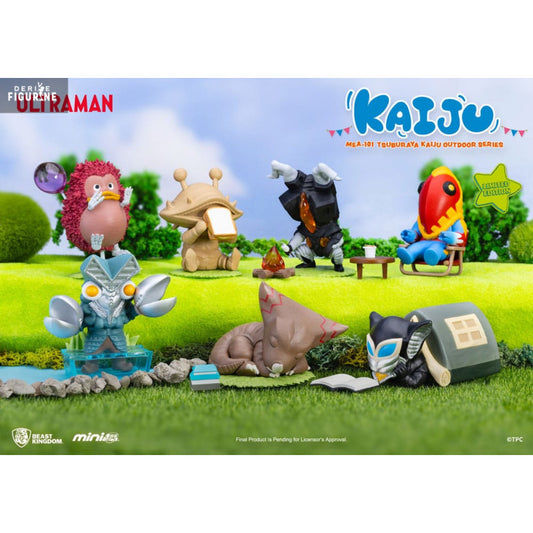 Pack 6 Figurines Tsuburaya Kaiju Outdoor Series Mini Egg Attack