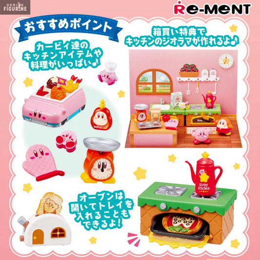 Pack 8 Figurines Hungry Kirby Kitchen