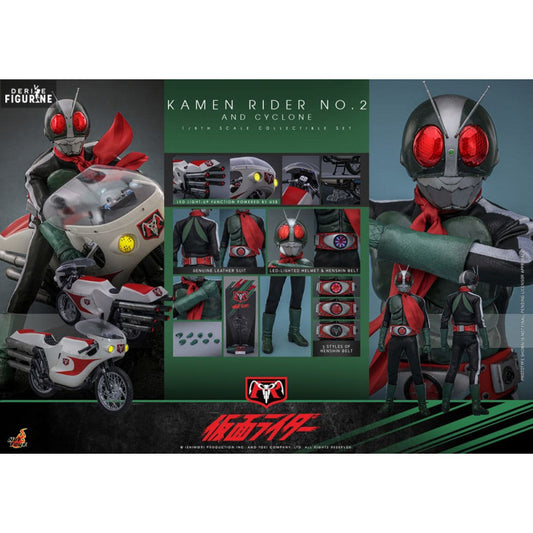 Pack Figurines Kamen Rider no 2 Cyclone