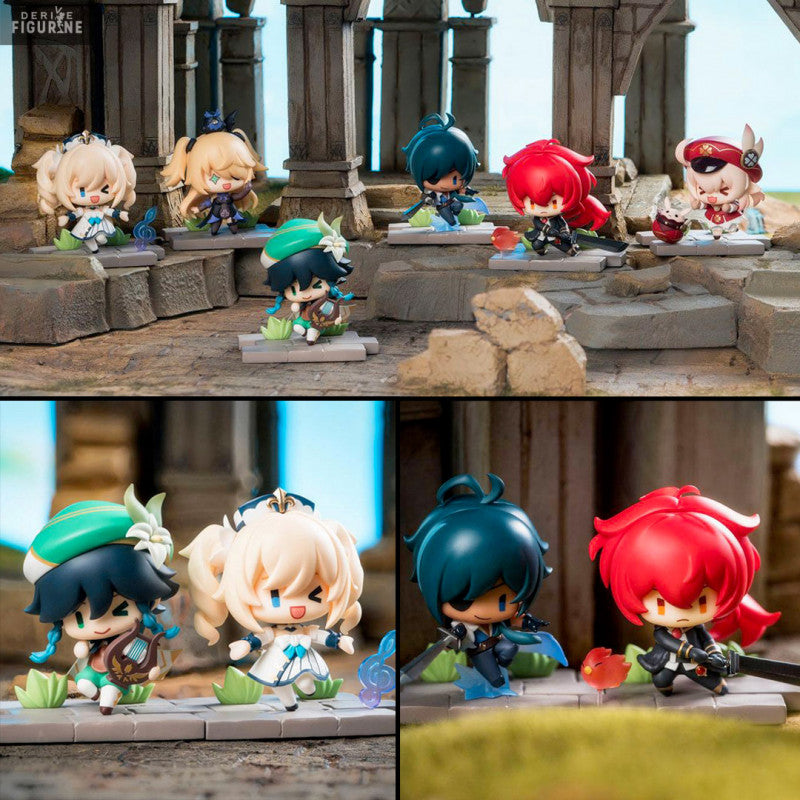 Pack Figurines Mondstadt Edition Battle Scene Series