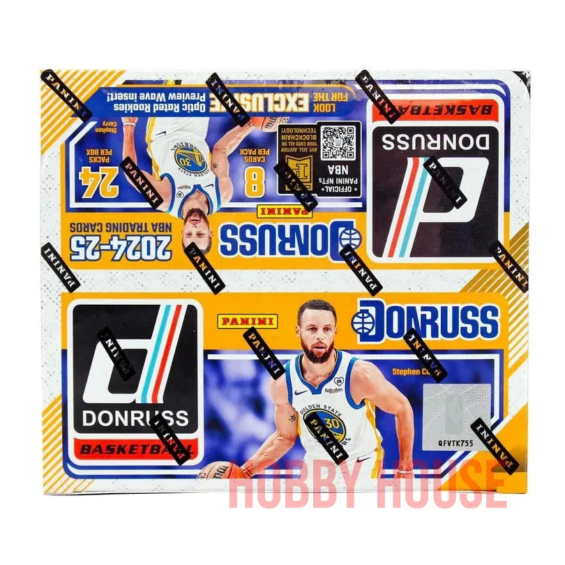 Panini Donruss 2024-25 Boîte Retail 24 Paquets Basketball