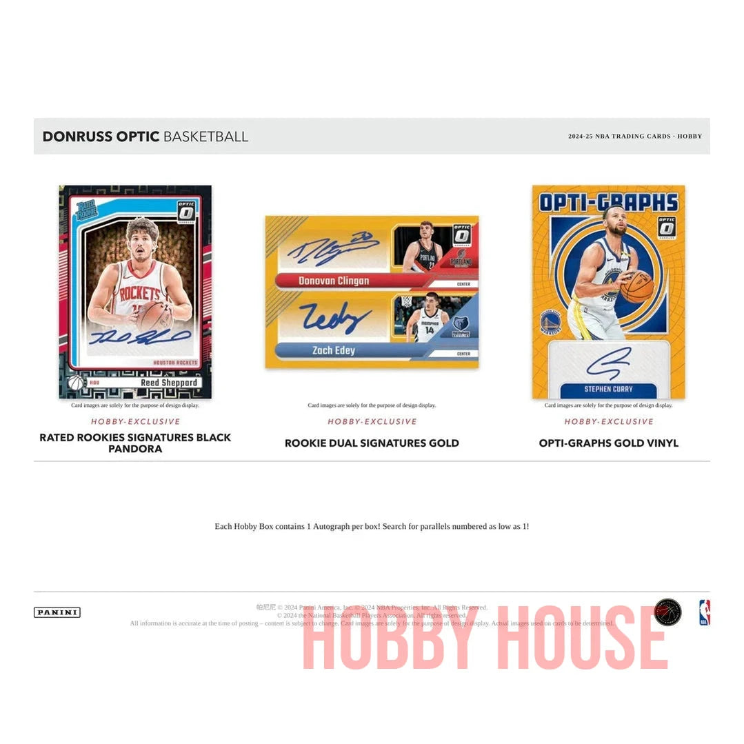 Panini Donruss Optic 2024-25 Hobby Box Basketball