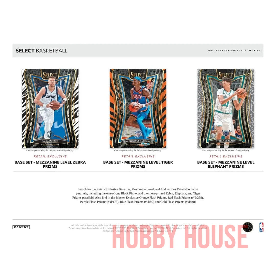 Panini Select Basketball 2024-25 Blaster 6 Packs