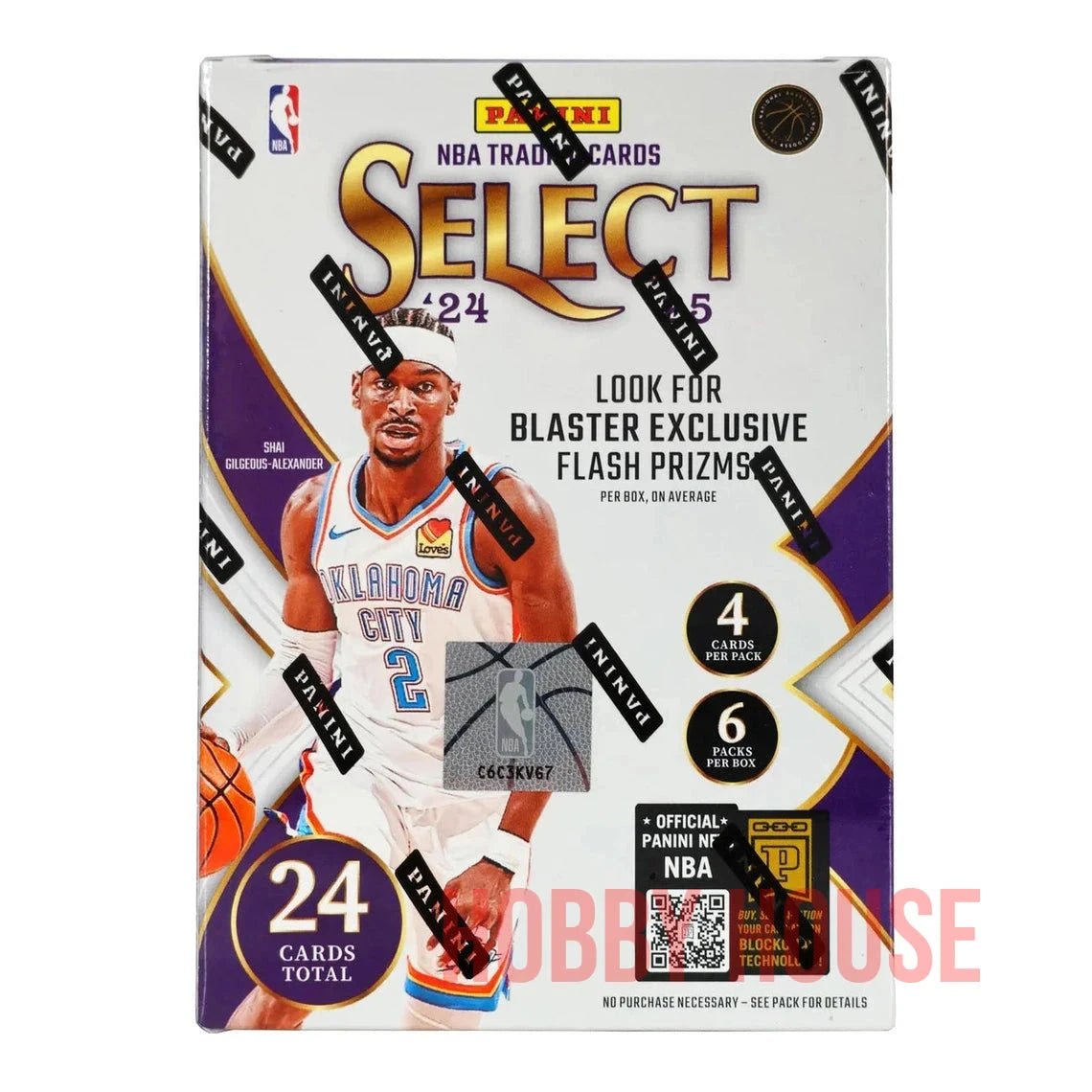 Panini Select Basketball 2024-25 Blaster 6 Packs