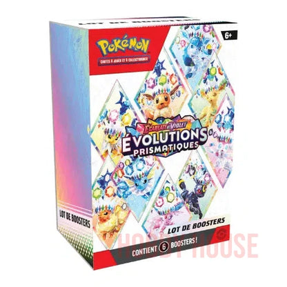 Pokémon Bundle 6 Boosters EV8.5 Évolutions Prismatiques VF