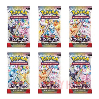 Pokémon Bundle 6 Boosters EV8.5 Évolutions Prismatiques VF