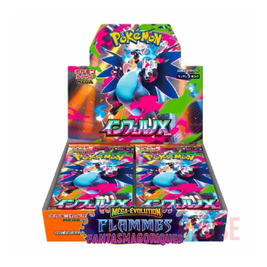 Pokémon Display Japonais SV7a Inferno X Booster Box Shrink