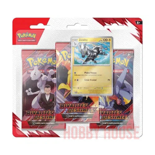 Pokemon Tri Pack EV10 Rivalités Destinées Zéblitz VF
