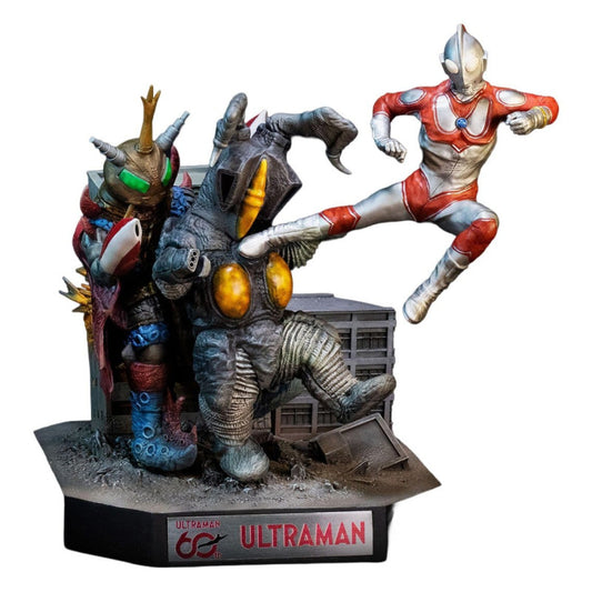 Return of Ultraman Figurine Ultraman Jack Vs Zetton Ii Alien Bat Battle Scene