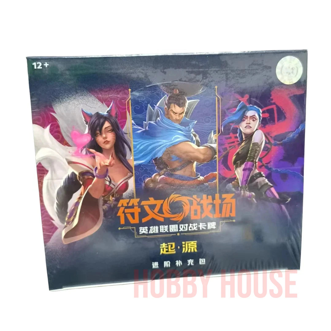 Riftbound League of Legends TCG Jumbo Pack Box 12 Boosters Édition Chinoise Collector