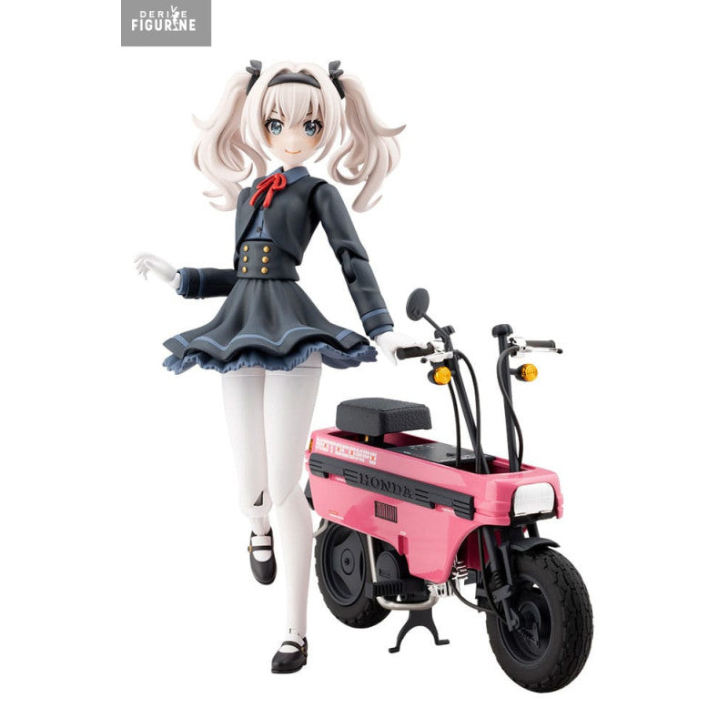 Sousai Shojo Teien Figurine Emma Koishikawa Nocturne With Honda Ab12 Motocompo Plastic Model Kit