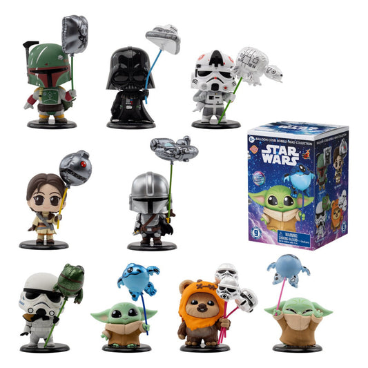 Star Wars Pack 8 Figurines Cosbi Balloon