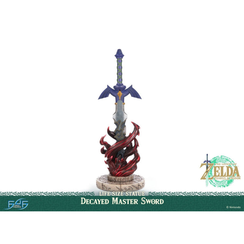The Legend of Zelda Tears of the Kingdom Figurine Decayed Master Sword