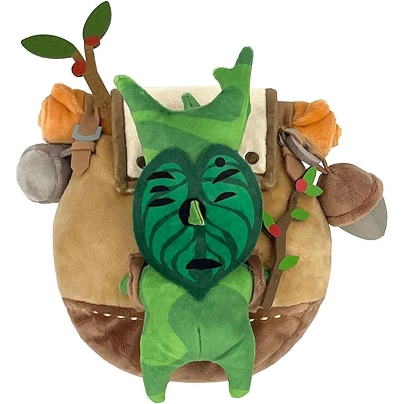 The Legend of Zelda Tears of the Kingdom Peluche Korok With Backpack Brown