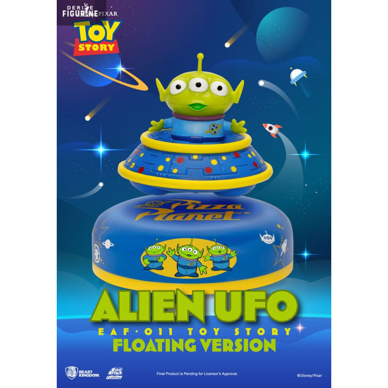 Toy Story Figurine Alien Ufo Egg Attack Floating