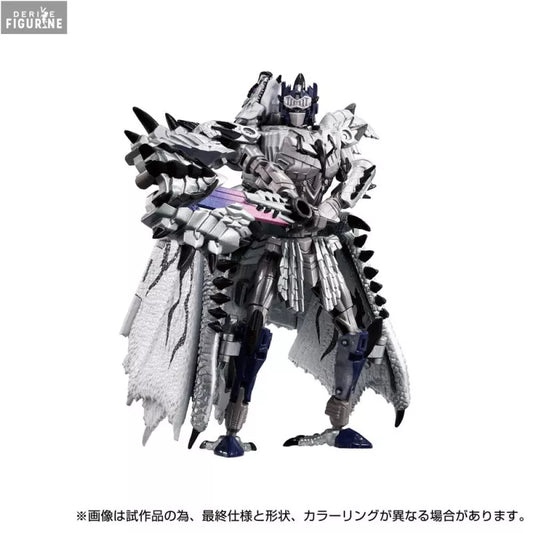 Transformers X Monster Hunter Figurine Silver Rathalos Prime Team Up Series