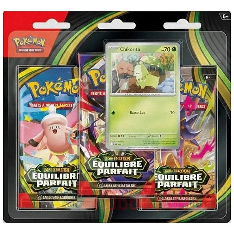 Tripack Pokémon Me03 Méga Évolution Équilibre Parfait FR