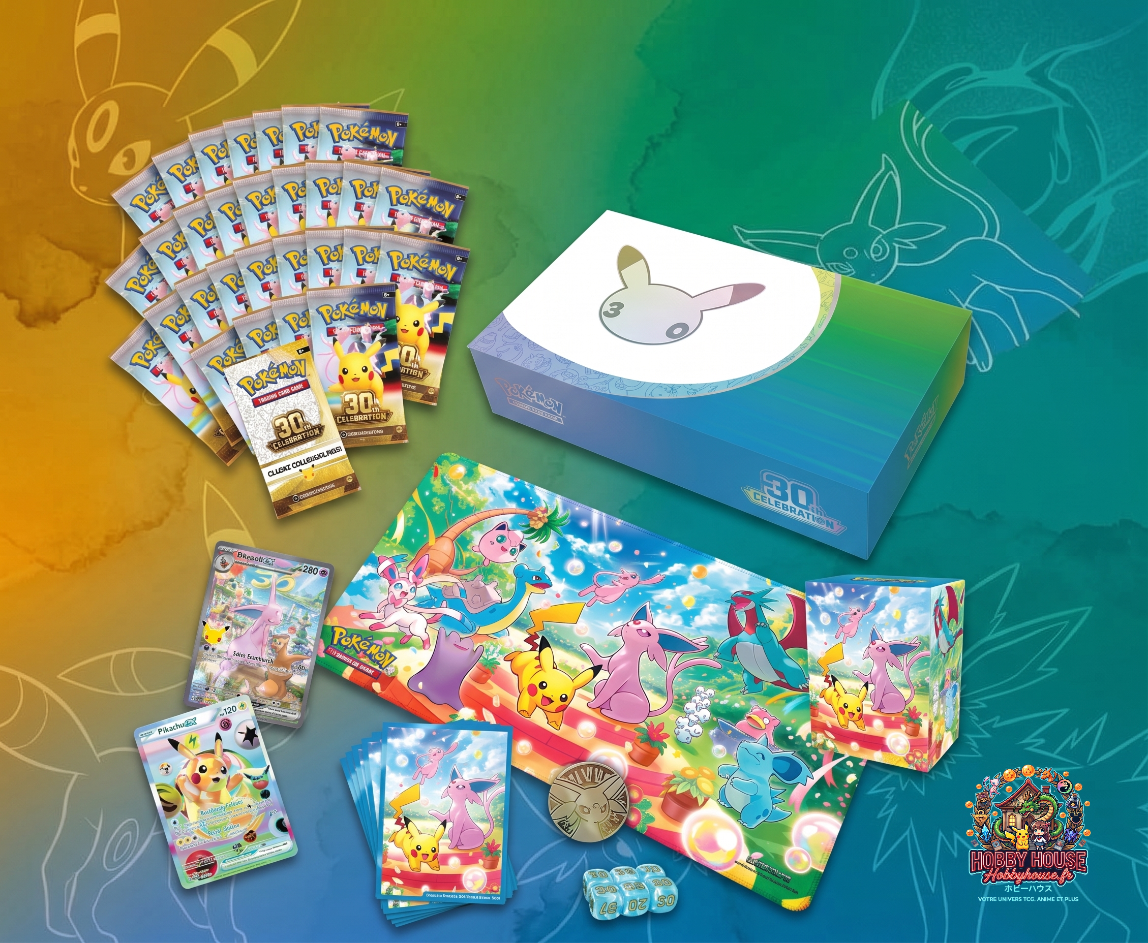 UPC 30TH Anniversaire Pok mon Noctali FR Hobby House