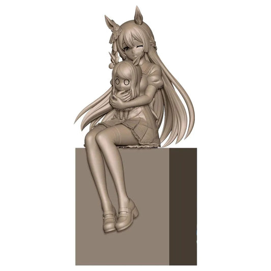 Umamusume Pretty Derby Figurine Satono Diamond Sitting Xstellar
